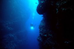 underwater landscape from atol cave - mike point, padaido... by Iman Brotoseno 